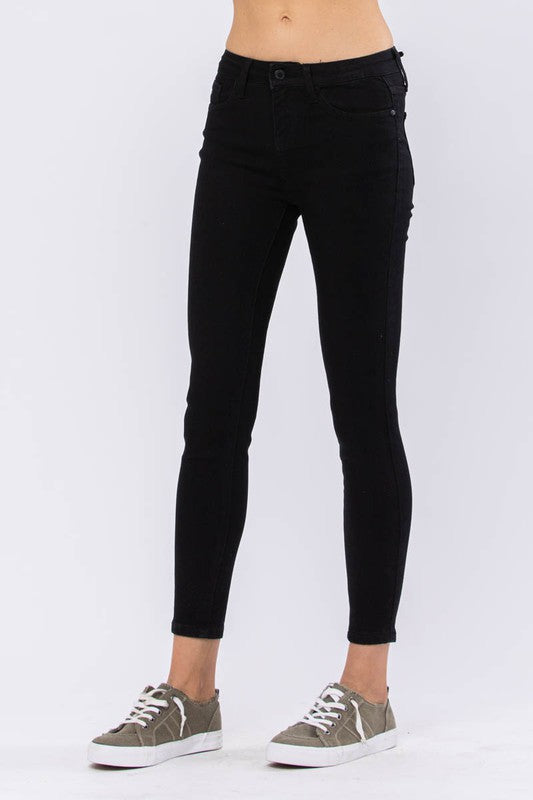 Judy Blue Black Boyfriend Jeans