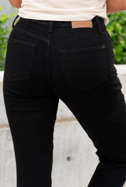 Judy Blue Black Boyfriend Jeans