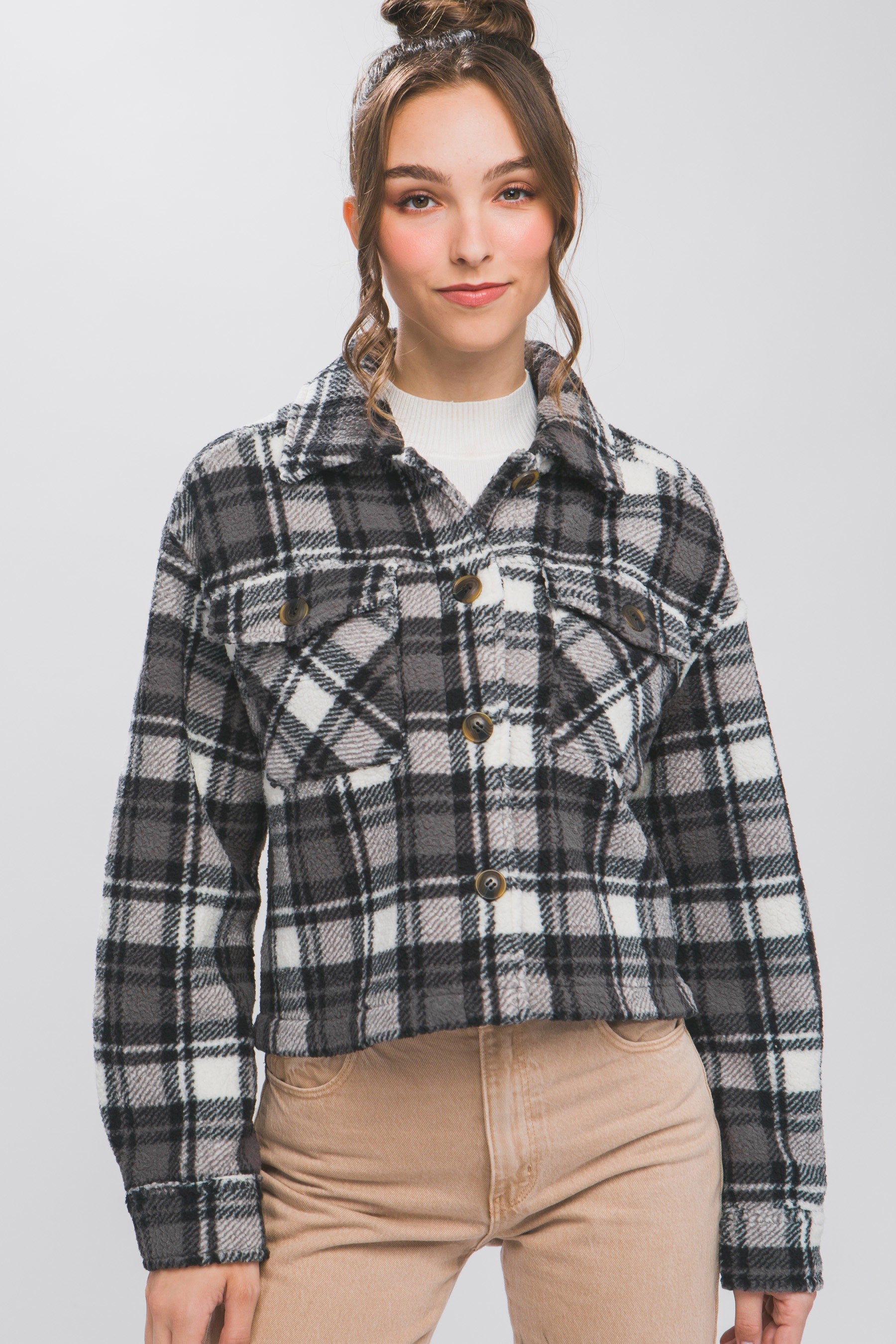 Plaid Soft Shacket