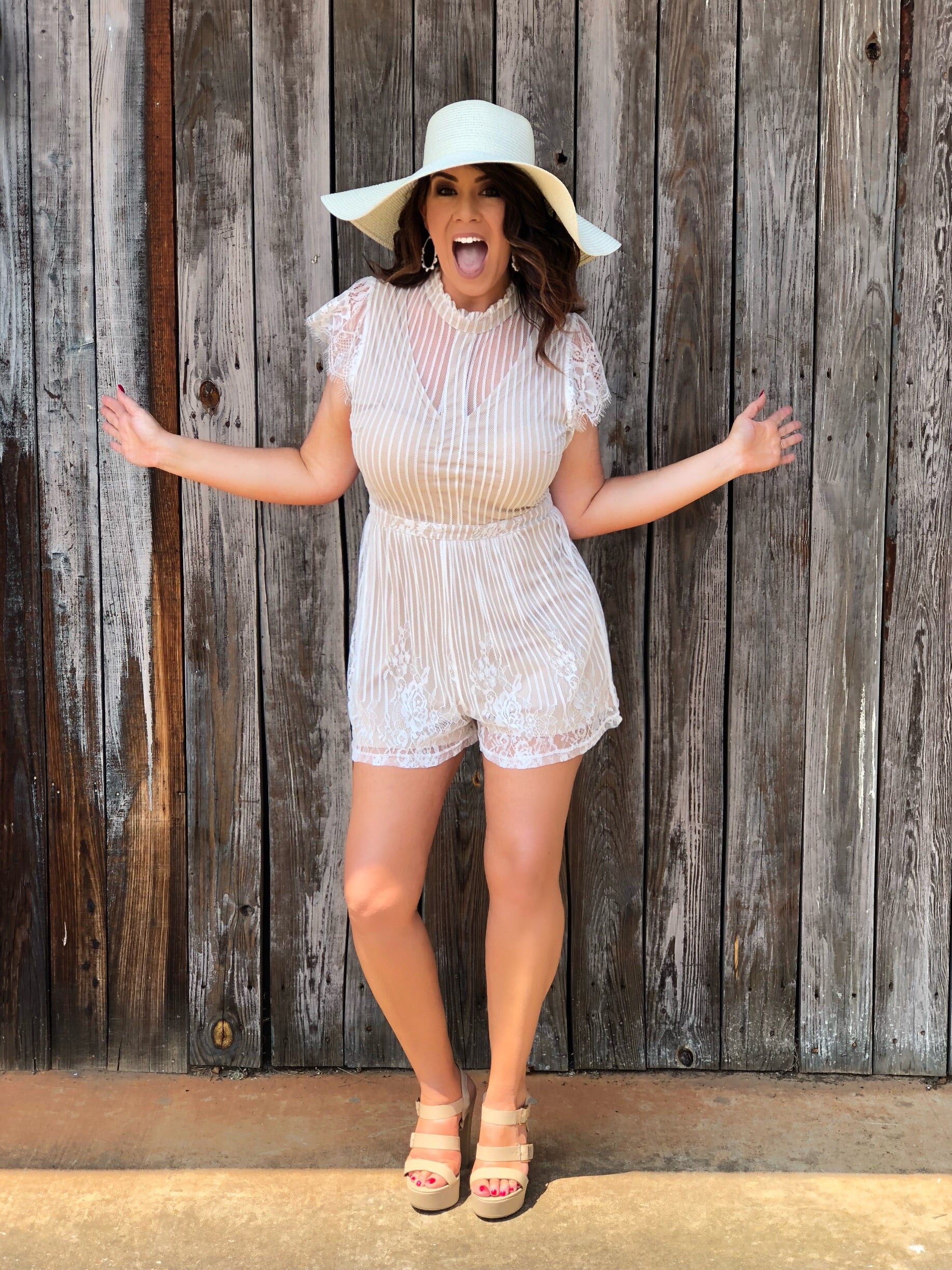 Put a Ring on it Romper - Bellamie Boutique