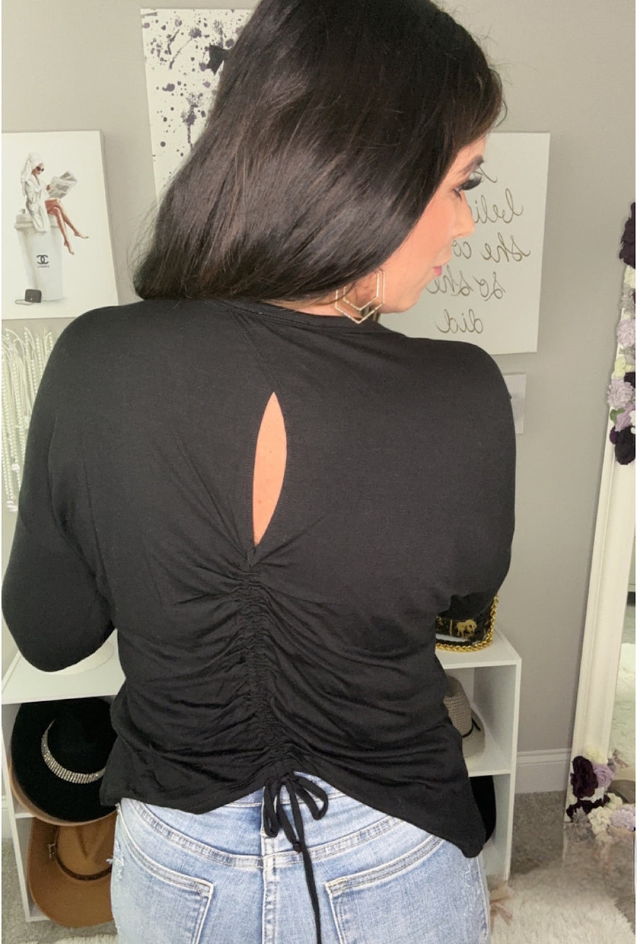 Blair Ruched Back Top