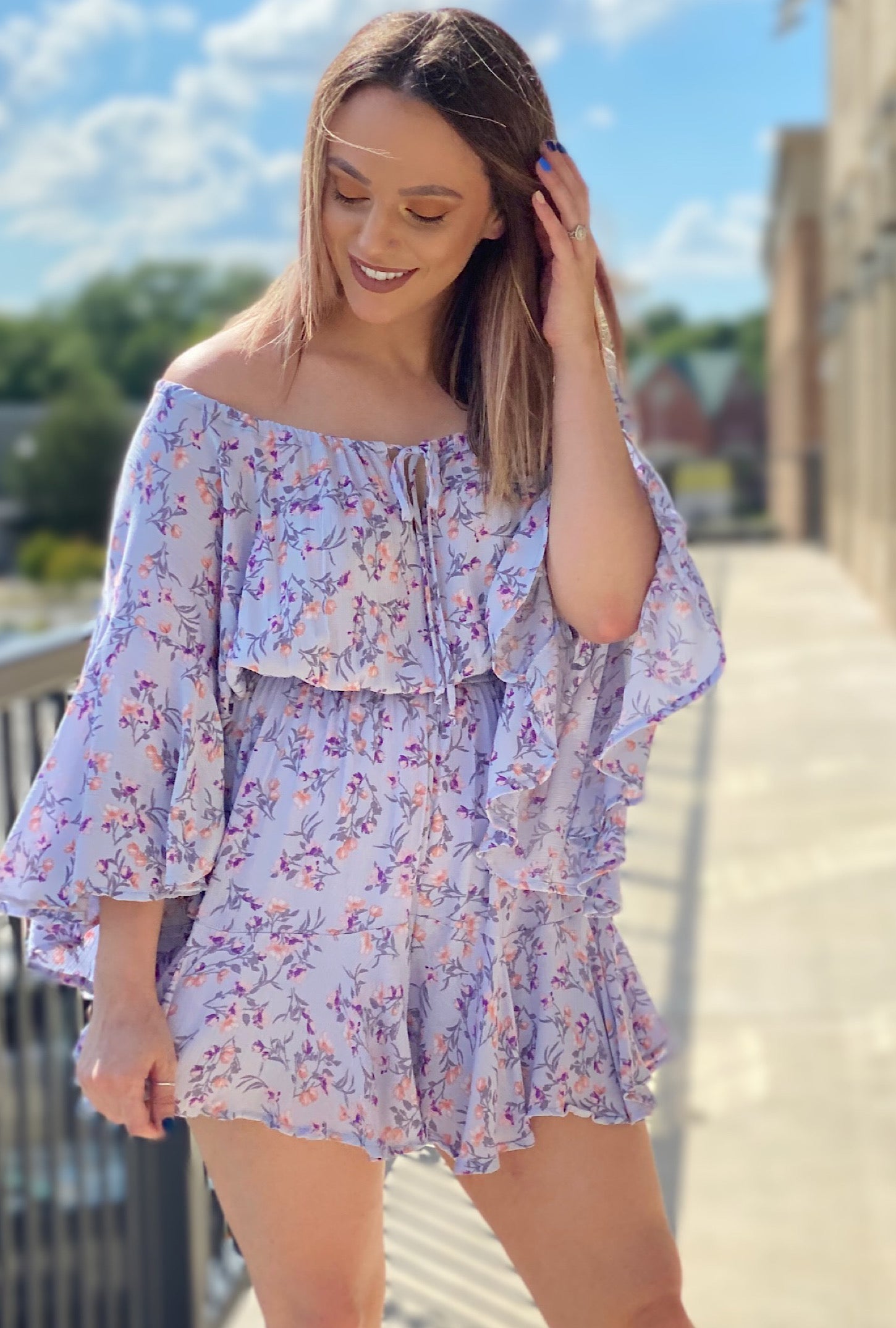 Shelby Floral Romper - Bellamie Boutique