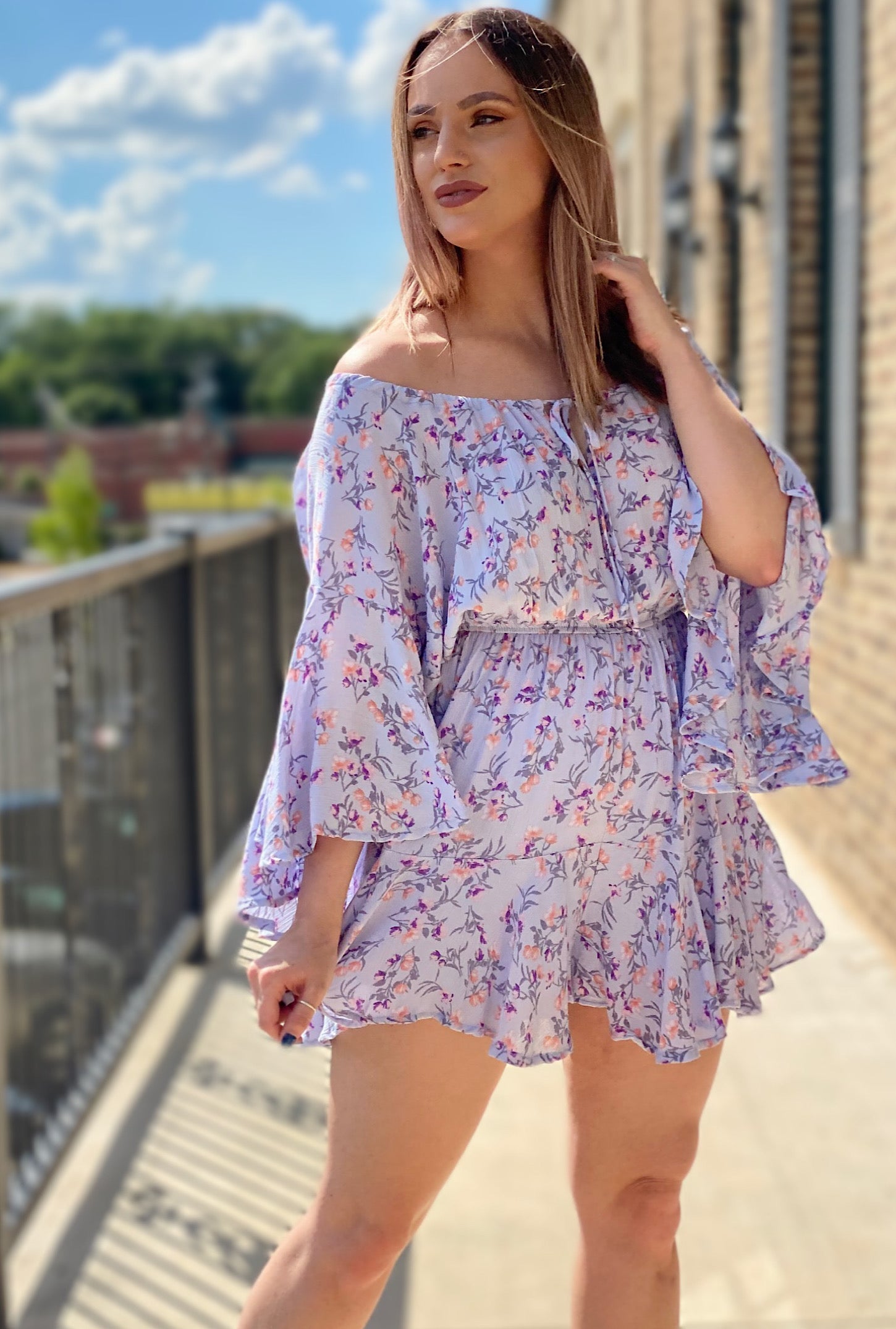 Shelby Floral Romper - Bellamie Boutique