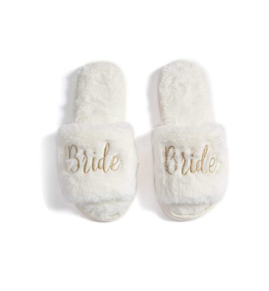 Bride Slippers - Ivory