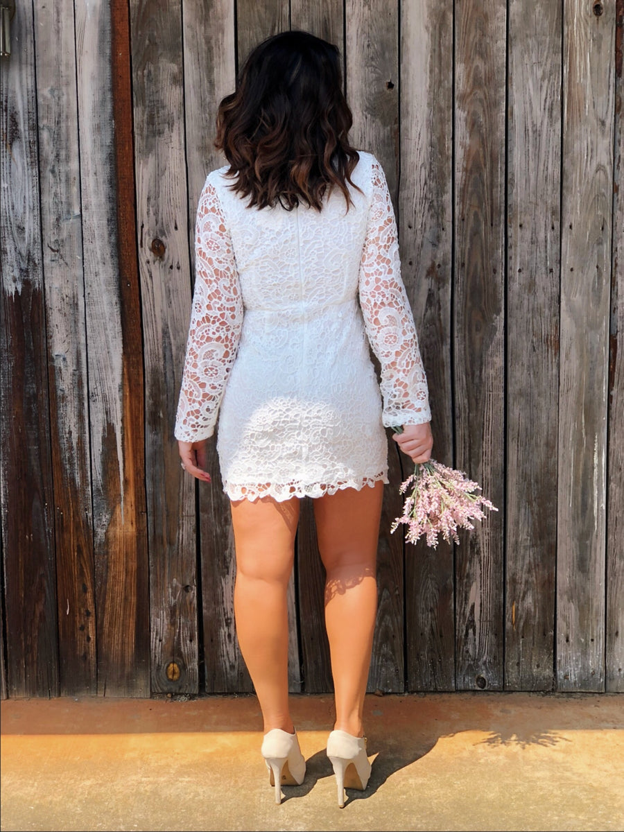 To Have and To Hold Lace Dress - Bellamie Boutique