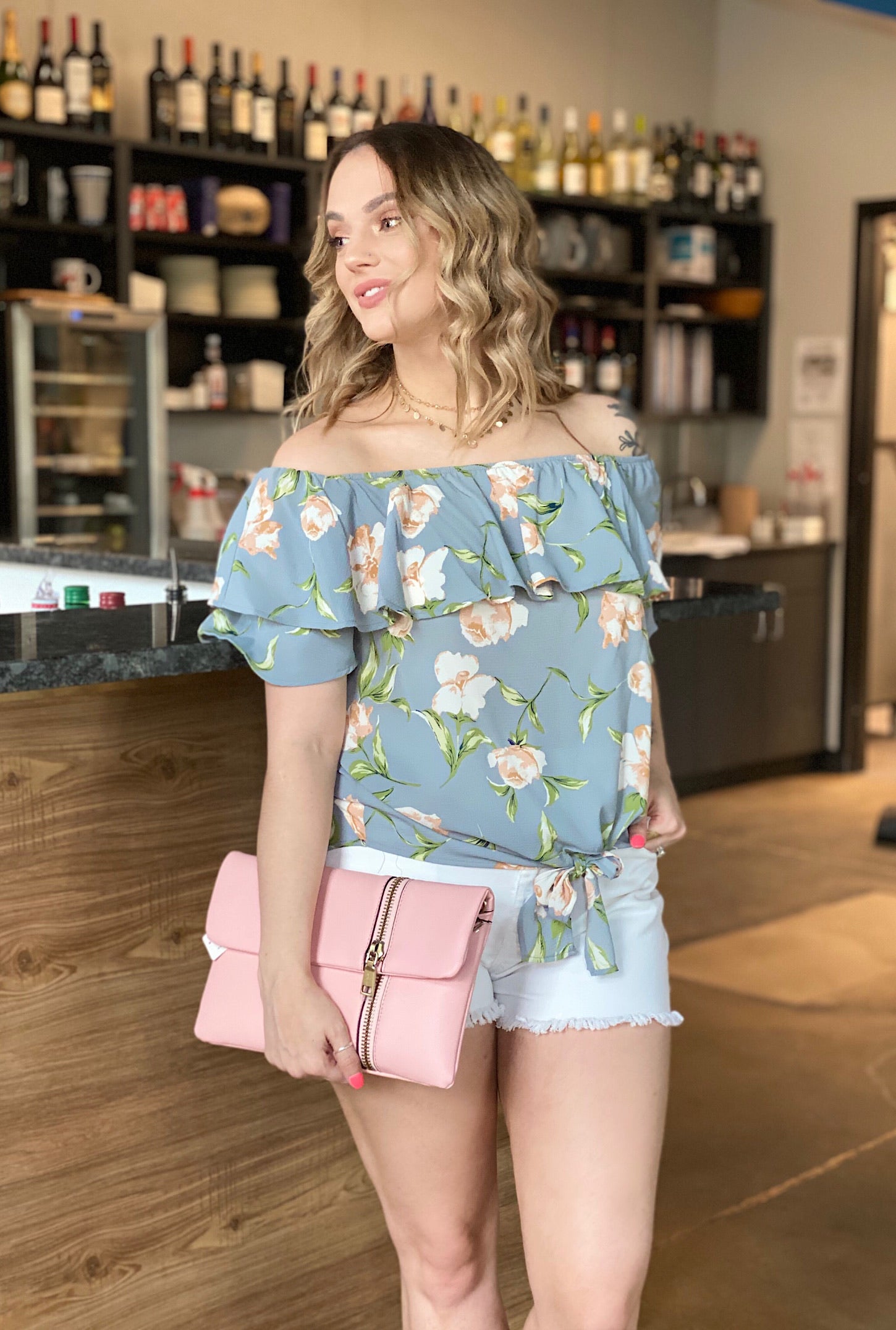 Sadie Floral Top - Bellamie Boutique