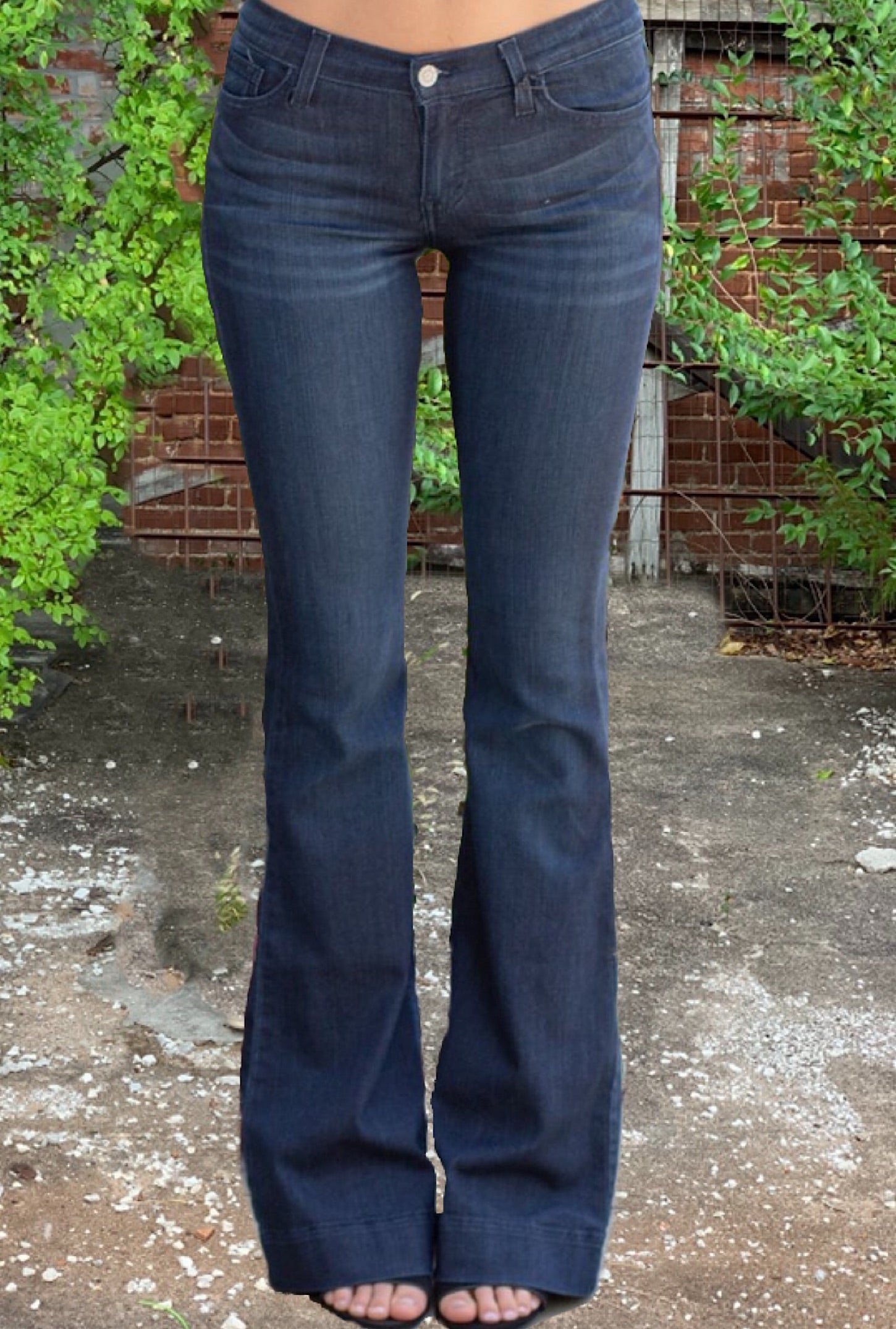 Judy Blue Trouser Flare Jeans - Bellamie Boutique