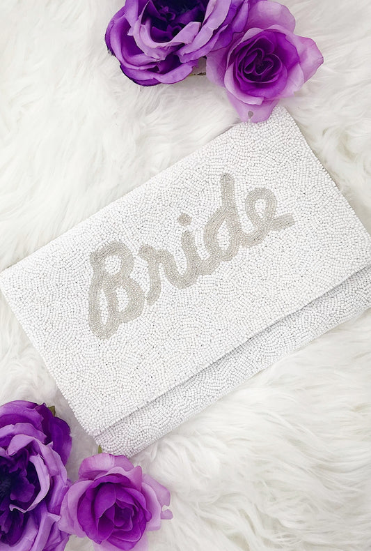 Bride Beaded Clutch