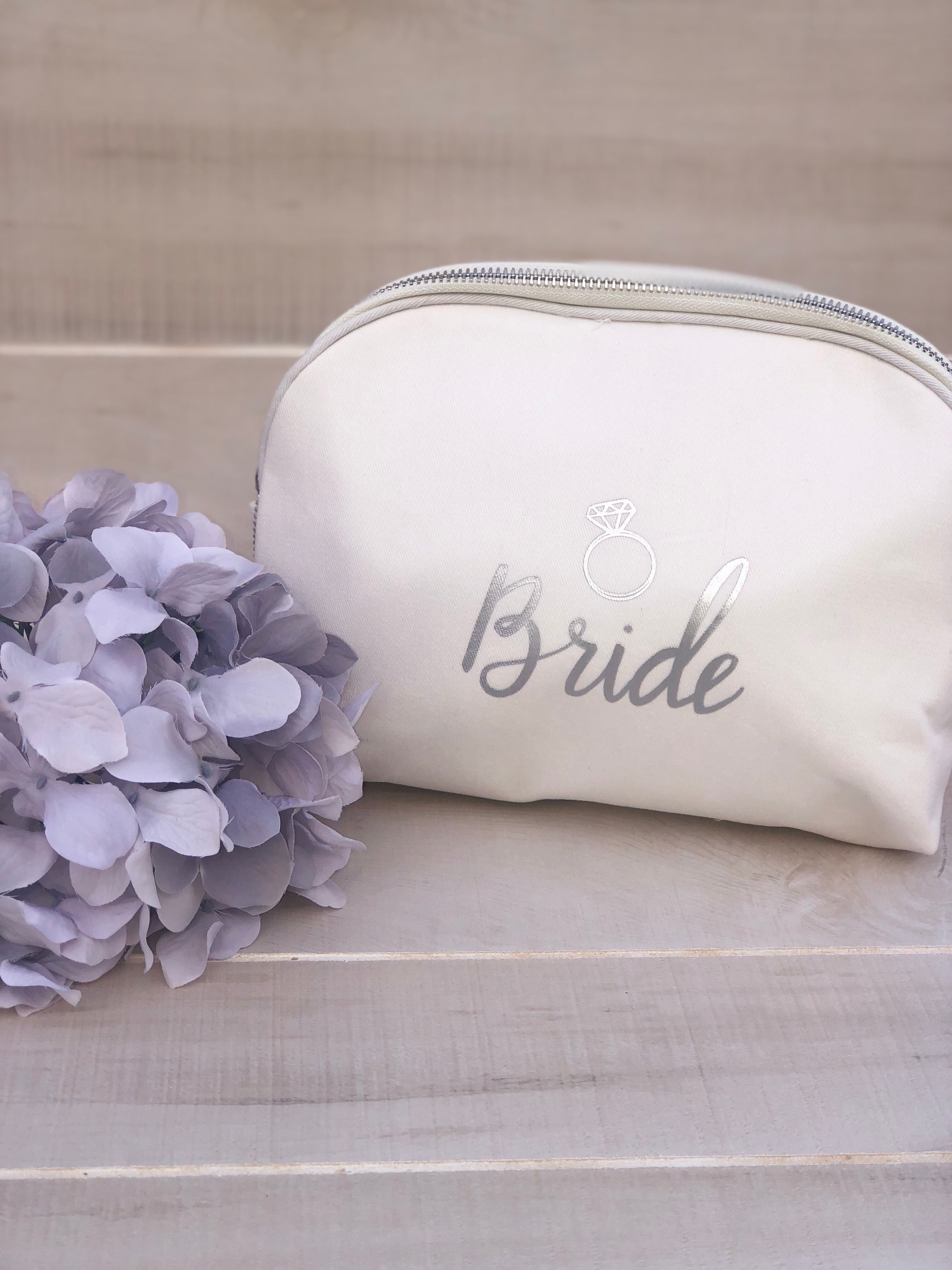 Mother Of The Bride Personalised Wedding Make Up Bag | Lovetree Design