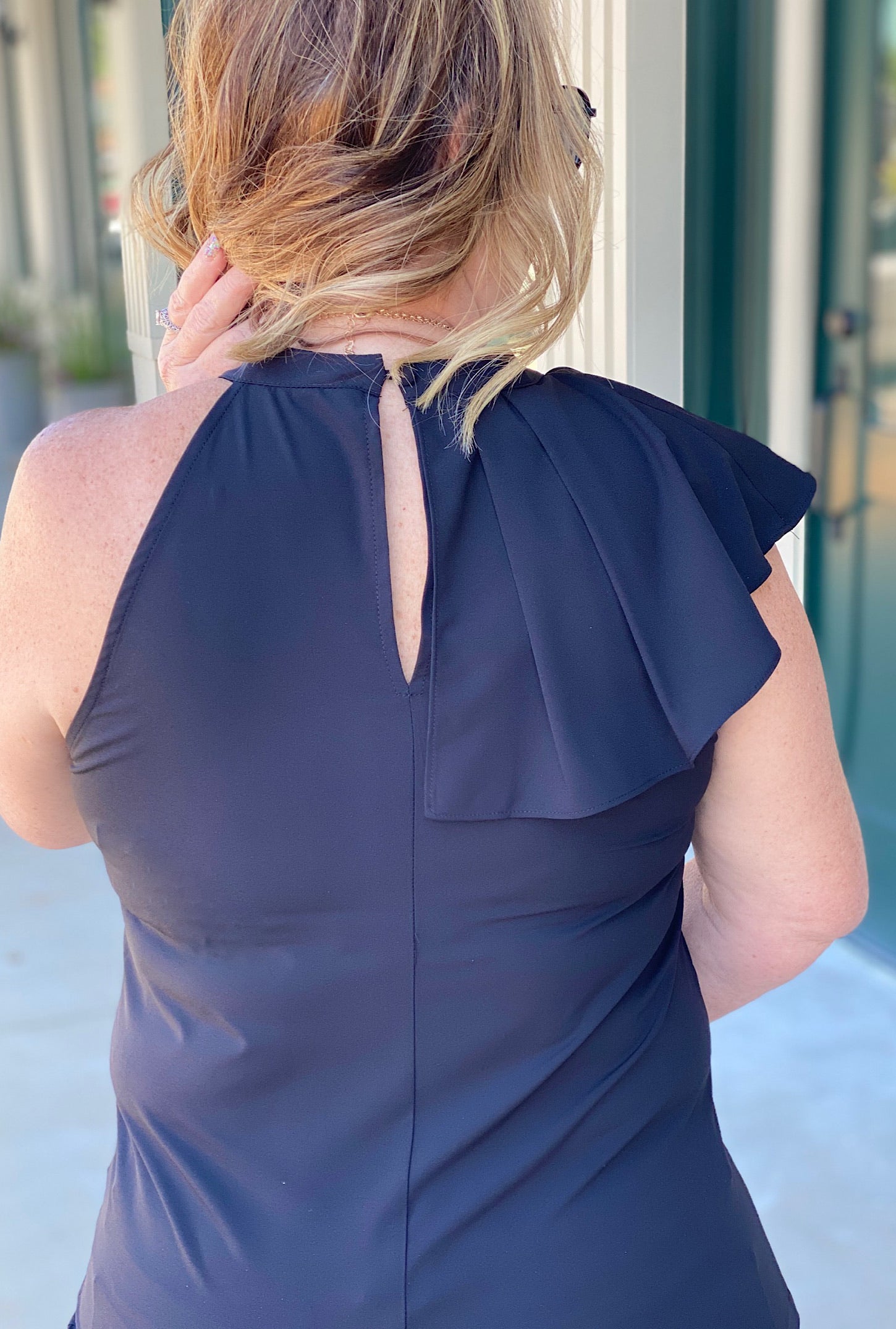 Kellie Top-Black - Bellamie Boutique