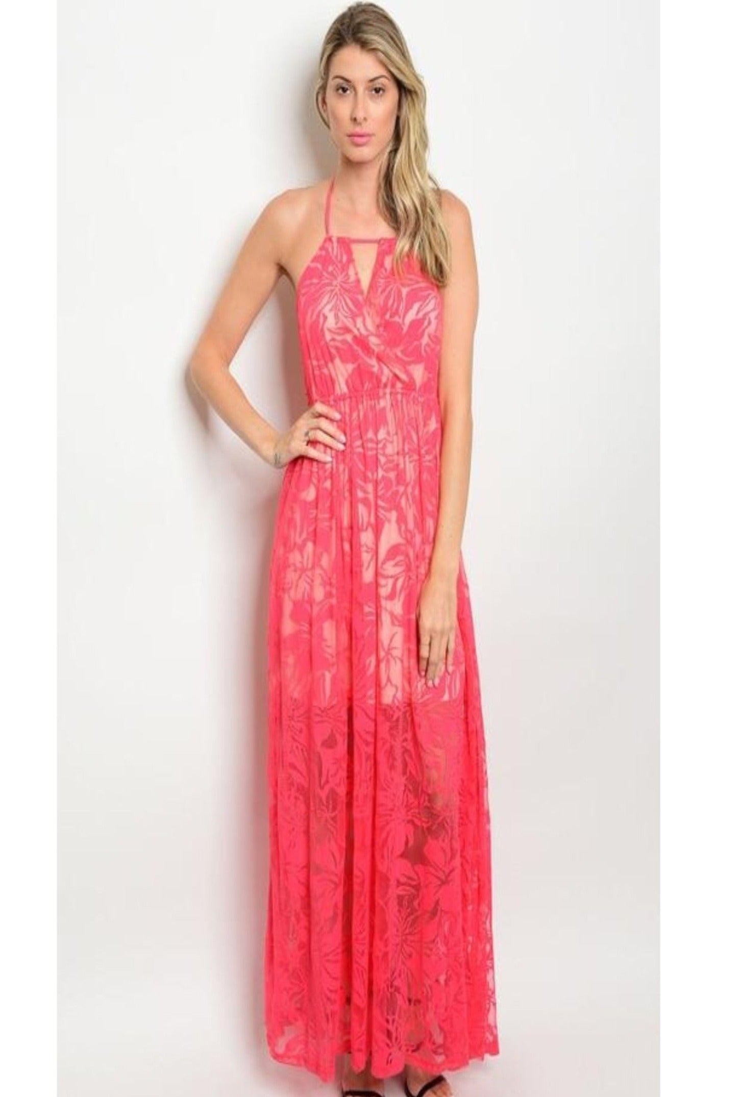 Coral Reef Maxi Bellamie Boutique Coral Reef Maxi Bellamie Boutique