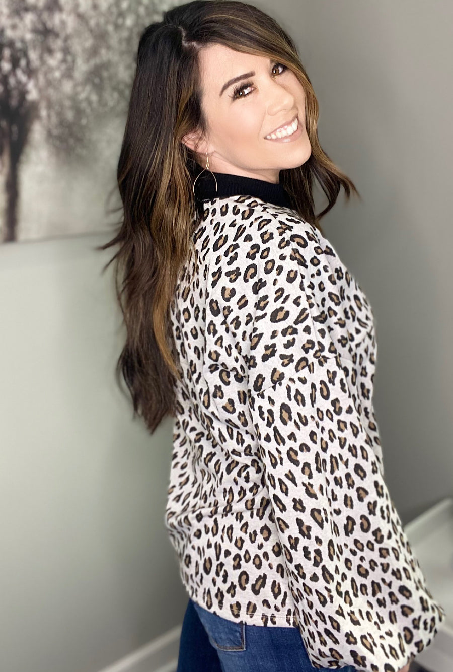 Laura Leopard Sweatshirt - Bellamie Boutique