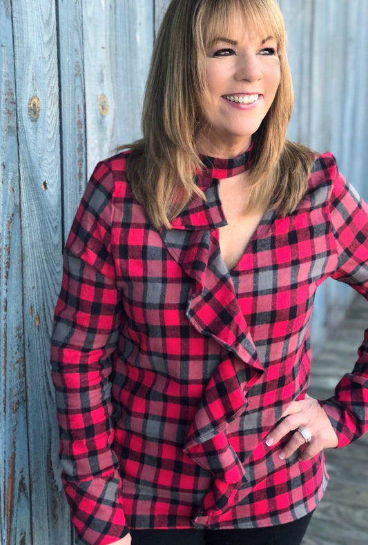 Bonfire Babe Plaid - Bellamie Boutique